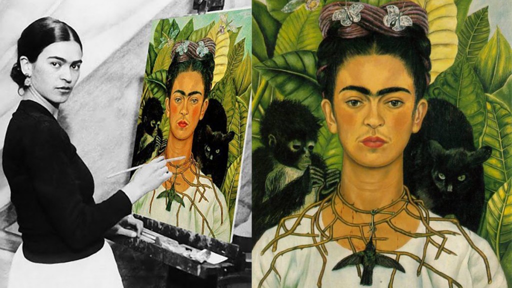 Animals in Portraits: Frida Kahlo - Welcome to Jorge Anaya's Art Classroom